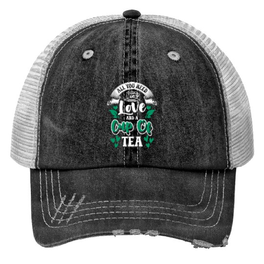 Tea Drinker Grandma Hot Tea Teas Trucker Hats