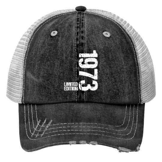 50 Years Vintage 1973 Retro 50th Birthday Trucker Hats