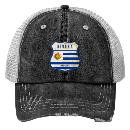 Rivera Uruguay Vintage Design Trucker Hats