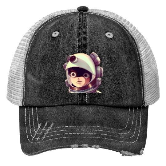 Space Astronaut Ape Trucker Hats