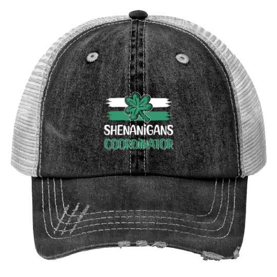Shenanigans Coordinator Funny St Patricks Day Trucker Hats