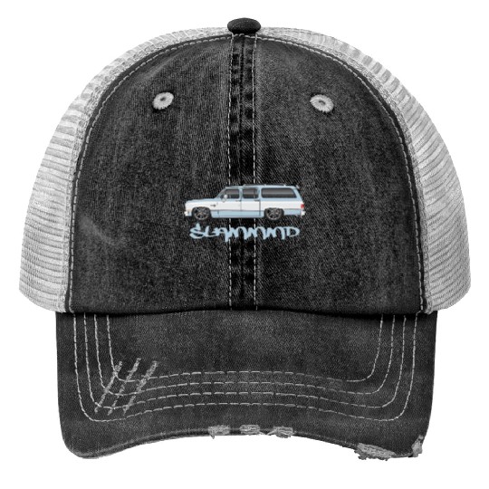 SLAMMMD Light Blue Trucker Hats