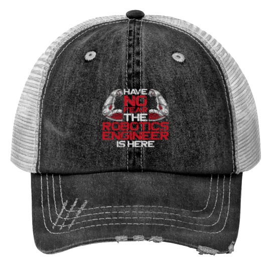 Robot Robotics Engineer Have No Trucker Hats