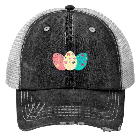 Easter Egg hunt Sublimation Trucker Hats