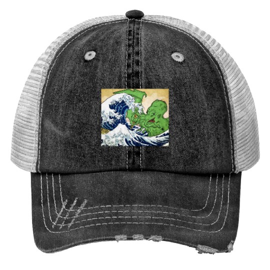 The Great Wave off Octopus Trucker Hats