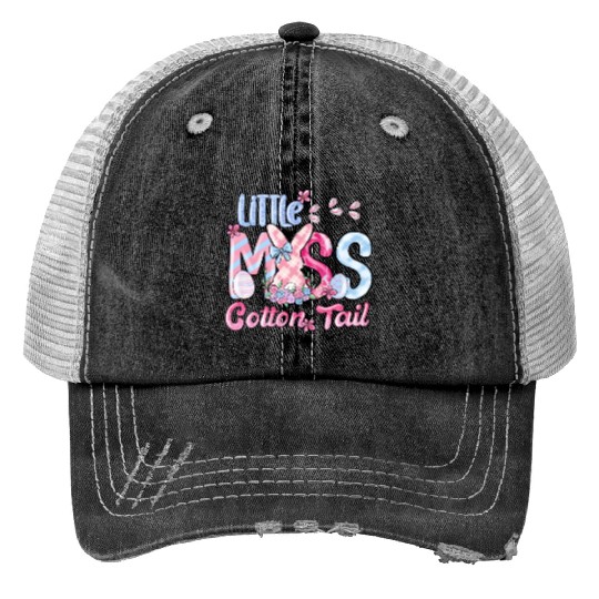Little Miss Cotton Tail Trucker Hats