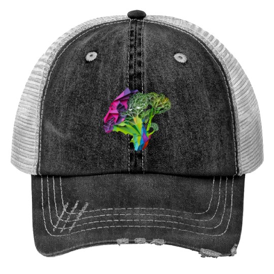 Origami Broccoli: Delightful and Whimsical Paper Trucker Hats