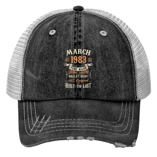 March 1983 Birthday Surprise Trucker Hats