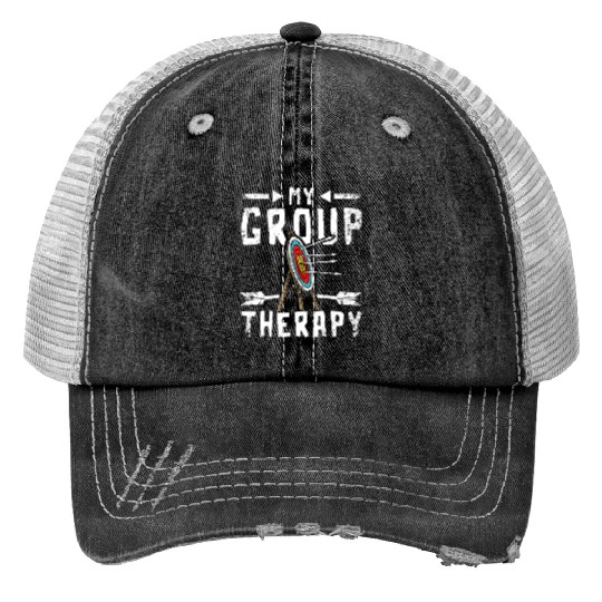 My group therapy Archery Trucker Hats