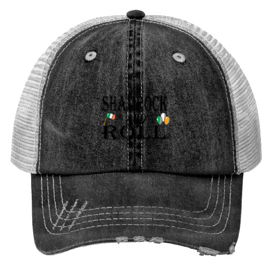 Shamrock And Roll Trucker Hats
