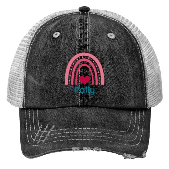 Pally Viva Magenta Boho Rainbow Trucker Hats