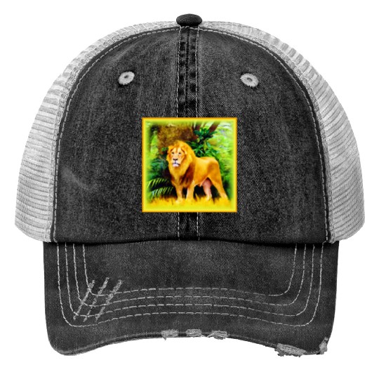Lion King In The Jungle. Buy Now Trucker Hats