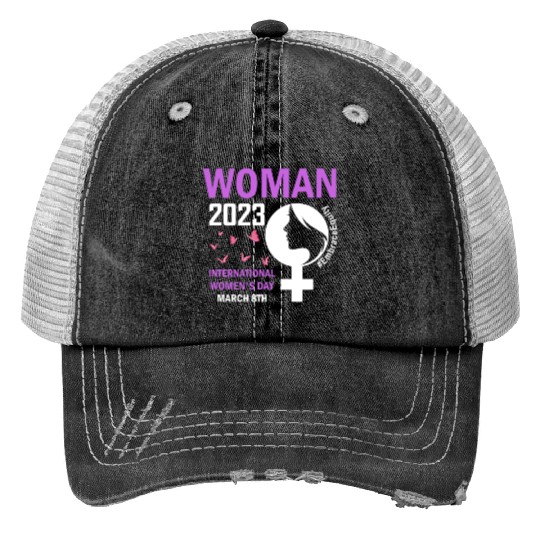 International Women's Day 2023 Embrace Equity Trucker Hats