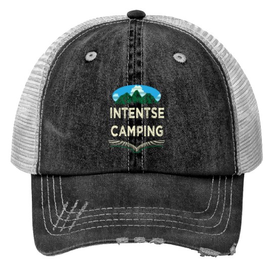 Intentse Camping Wildlife Camper Outdoor Camp Moun Trucker Hats