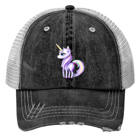 Pretty Unicorn Trucker Hats