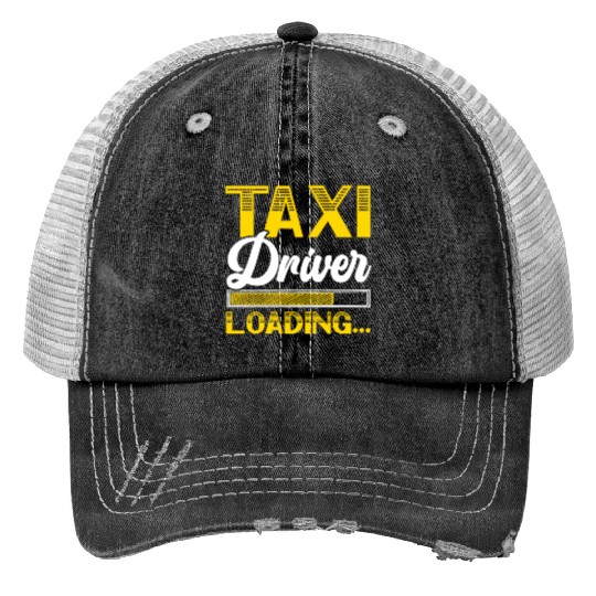 Taxi Driver Loading Taxicab Cab Driver Cabbie Trucker Hats