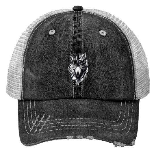 Night wolf. Trucker Hats