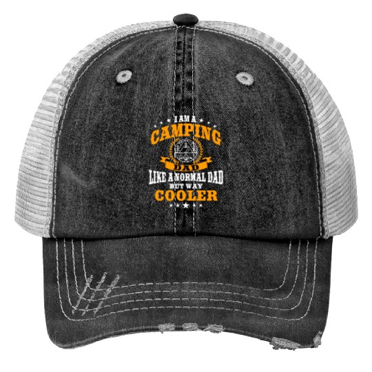 Funny Camping Dad Saying Summer Camp For Men Trucker Hats