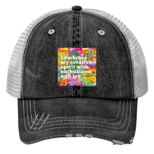 i embrace my creative spirit Trucker Hats