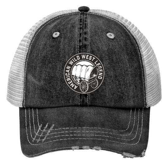 AMERICAN WILD WEST LEGEND Trucker Hats