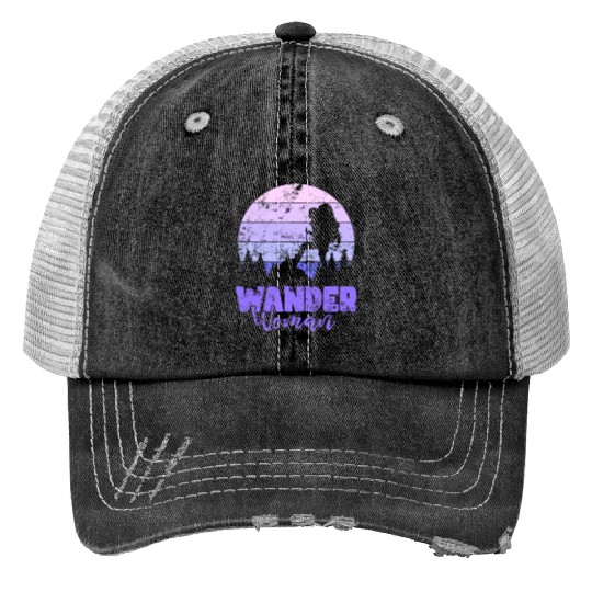 Wander Women in the nature Trucker Hats