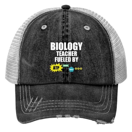 Funny Biology Teacher Men Women Teacher Gift Trucker Hats