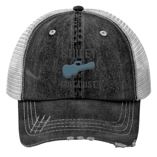 Street Guitarist Guitar Case Trucker Hats