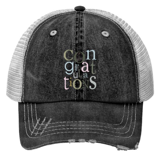 congratulations newborn baby Trucker Hats