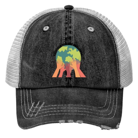 Save The Earth Its The Only Planet With Cat Trucker Hats
