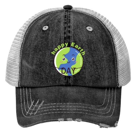 Happy Earth Day Trucker Hats