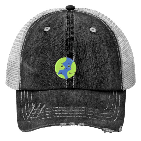 Save The Earth Its The Only Planet With Cat Trucker Hats