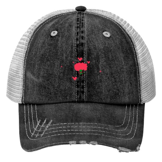 Happy Mother's Day lettering Trucker Hats