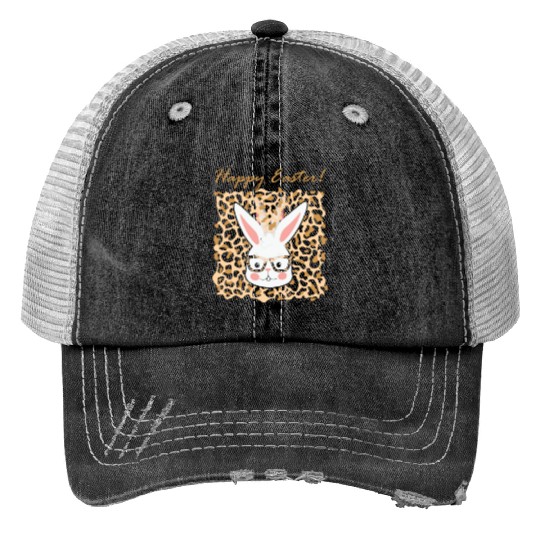 Happy Easter Day Trucker Hats