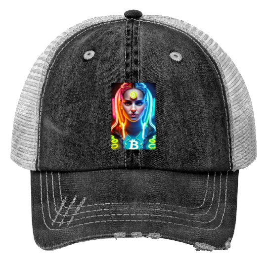 Bitcoin Woman Trucker Hats