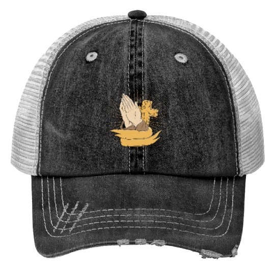 Pray To God Trucker Hats