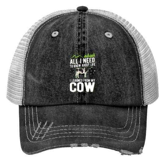Cow Cattle Breeder Farmer Cows Trucker Hats