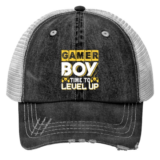 Gamer boy time to level up Trucker Hats