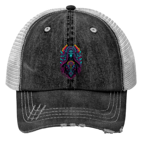 Holy Death of Guadalupe Trucker Hats