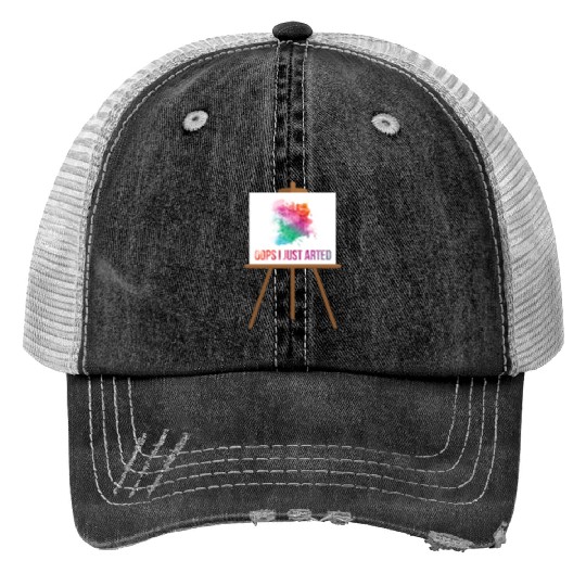 Funny Gift For An Artist Or An Art Teacher Trucker Hats