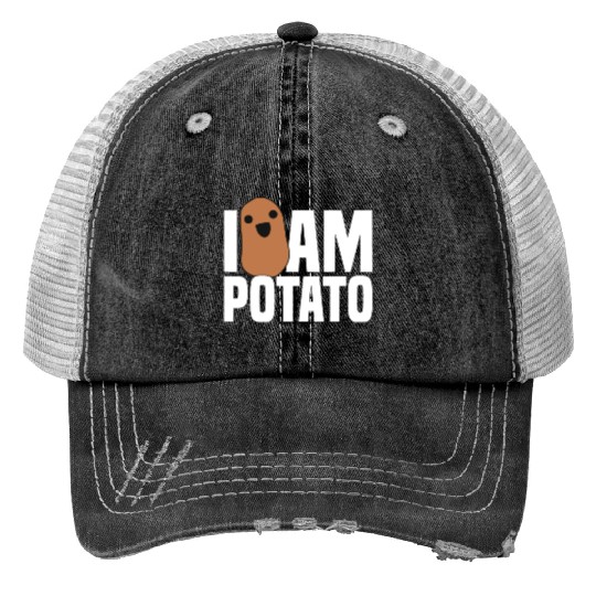 I Am Potato - Funny Potato, Food Trucker Hats