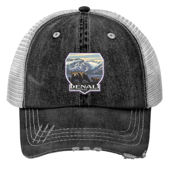Denali national park Trucker Hats