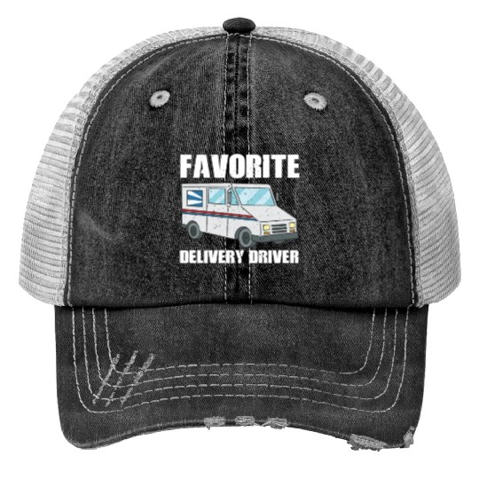 Favorite Delivery Driver Costume Trucker Hats