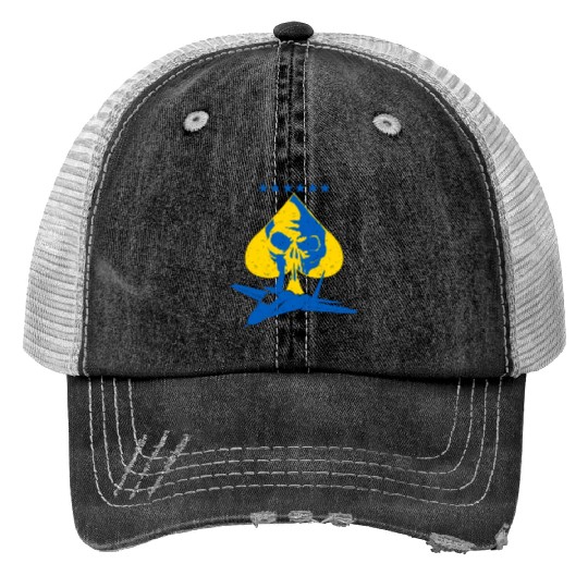 The Ghost Of Kyiv Kiev Ukraine Ace Fighter Pilot Trucker Hats