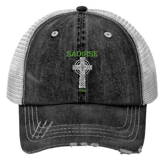 Saoirse Meaning Freedom Irish Republican With Celt Trucker Hats