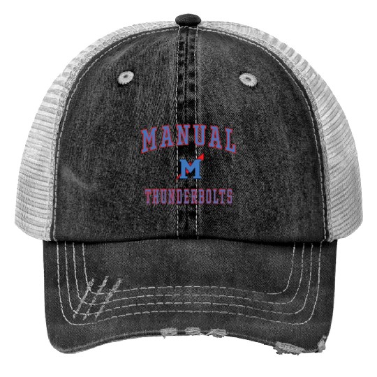 Manual High School Thunderbolts Trucker Hats