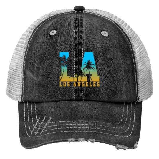 Los Angeles La California Trucker Hats