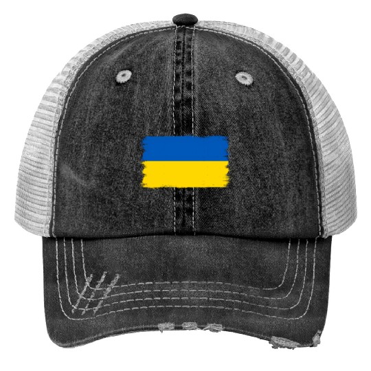 Ukrainian Flag Ukraine Trucker Hats