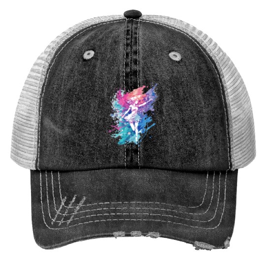 Watercolor Fantasy Fairy Grunge Pastel Goth Butter Trucker Hats