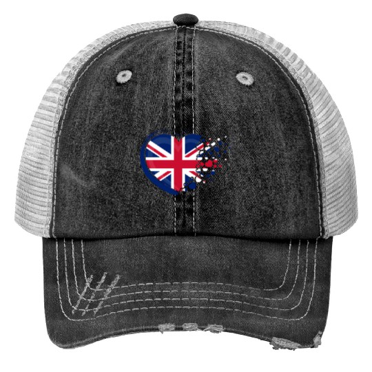 British Union Jac Flag Vintage King'S Coronation U Trucker Hats