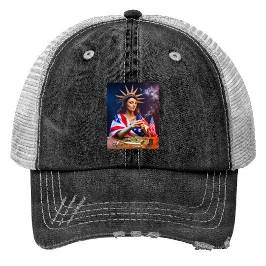 Mary Jane Liberty Trucker Hats